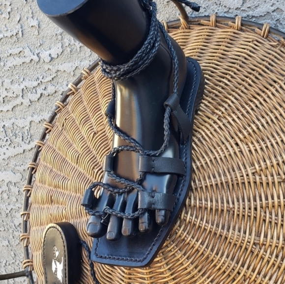 VIOLETA BY‎ MANGO Gladiator SANDALS - Picture 13 of 14